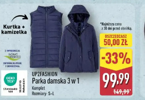 Up2fashion Parka damska 3 w 1