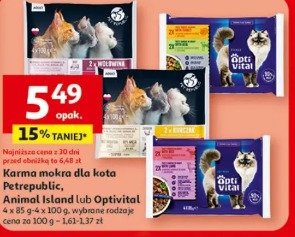 Karma mokra dla kota PetRepublic, Animal Island lub Optivital