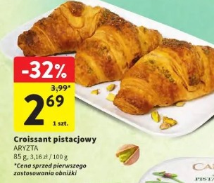 Croissant pistacjowy ARYZTA