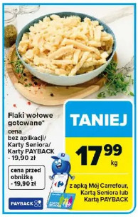 Flaki wołowe gotowane