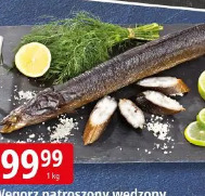 Węgorz patroszony wędzony