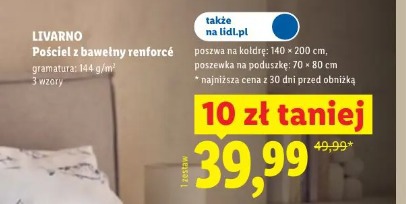 Livarno Pościel z bawełny renforcé