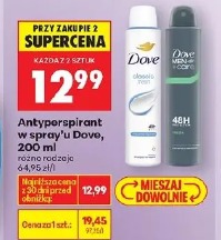 Dove antiperspirant w spray'u