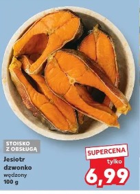 Jesiotr dzwonko wędzony