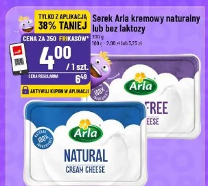 Serek Arla kremowy naturalny lub bez laktozy