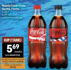 Coca-Cola, Sprite, Fanta napój