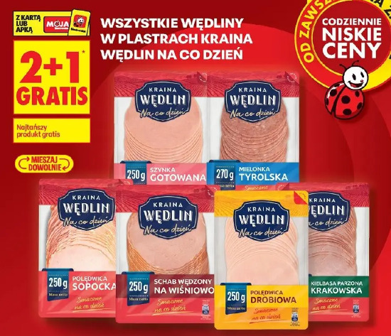Wszystkie wędliny w plsatrach Kraina Wędlin Na Co Dzień