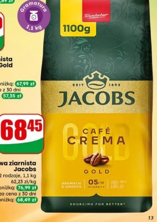 Kawa ziarnista Jacobs