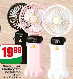 Wiatraczek z uchwytem na telefon