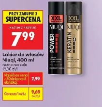 Lakier do włosów Niuqi