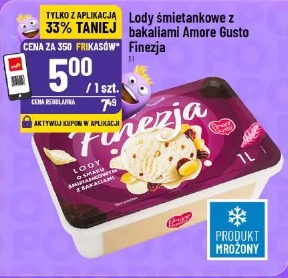 Lody śmietankowe z bakaliami Amore Gusto Finezja