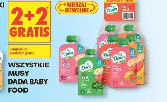 Wszystkie musy Dada Baby Food