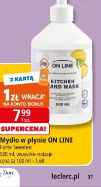 Mydło w płynie ON LINE Forte Sweden