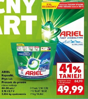 Ariel Kapsułki, płyn lub proszek do prania