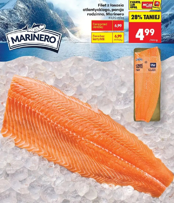 Filet z łososia atlantyckiego, porcja rodzinna MARINERO