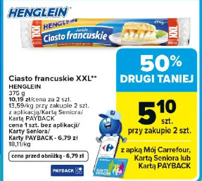 Ciasto francuskie XXL HENGLEIN