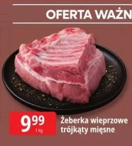 Żeberka wieprzowe trójkąty mięsne