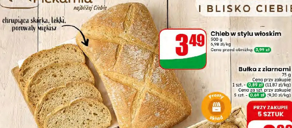 Chleb w stylu włoskim