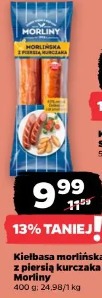 Kiełbasa morlińska z piersią kurczaka Morliny