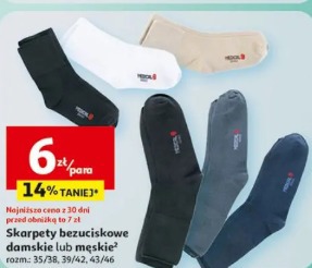 Skarpety bezuciskowe damskie lub męskie