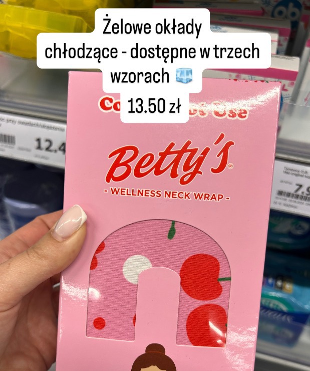 Betty's żelowe okłady chłodzące