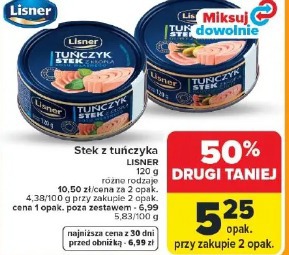 Stek z tuńczyka Lisner