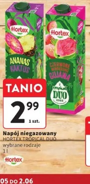 Napój niegazowany HORTEX TROPICAL DUO