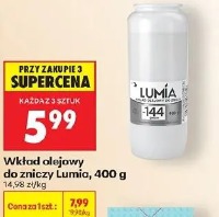 Wkład olejowy do zniczy Lumia