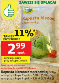 Kapusta kiszona z marchewką Auchan