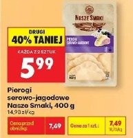 Pierogi serowo-jagodowe Nasze Smaki