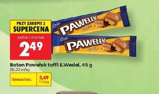 Baton Pawełek toffi E.Wedel