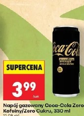 Napój gazowany Coca-Cola Zero Kofeiny/Zero Cukru