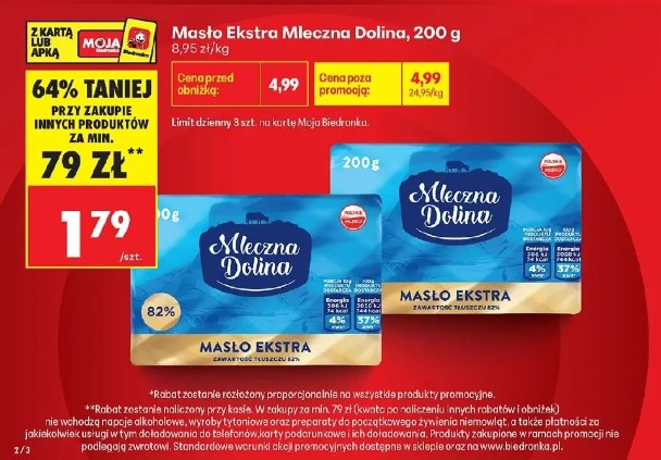 Masło Ekstra Mleczna Dolina