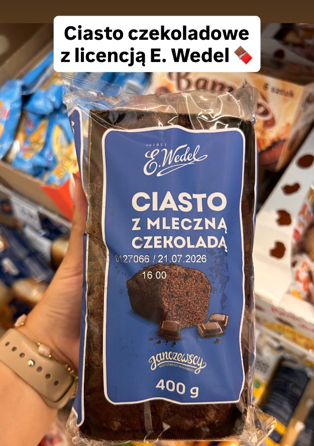 E.Wedel Ciasto z mleczną czekoladą