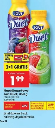 Napój jogurtowy Jovi Duet