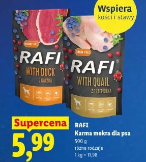 Rafi Karma mokra dla psa