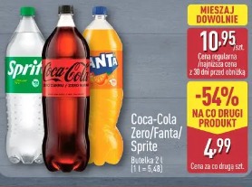 Coca-Cola Zero/Fanta/Sprite