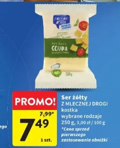 Ser żółty Z Mlecznej Drogi kostka