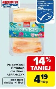 Polędwiczki z mintaja dla dzieci Abramczyk