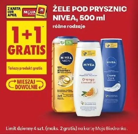 Żele pod prysznic Nivea, 500 ml różne rodzaje
