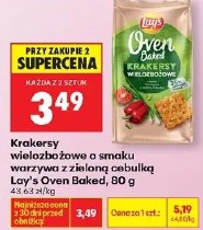 Krakersy wielozbożowe o smaku warzywa z zieloną cebulką Lay’s Oven Baked