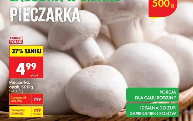 Pieczarka, opak. 500g