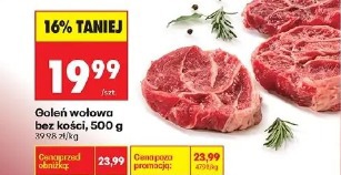 Goleń wołowa bez kości Kraina Mięs