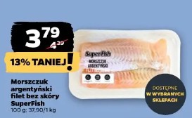 Morszczuk argentyński filet bez skóry SuperFish