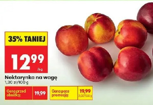Nektarynka na wagę