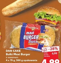 Dan Cake Bułki Maxi Burger z sezamem