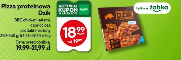 Pizza proteinowa Dzik