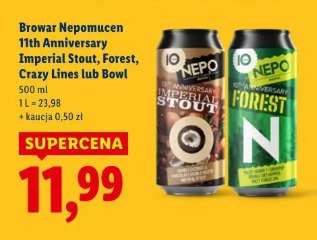 Browar Nepomucen 11th Anniversary Imperial Stout, Forest, Crazy Lines lub Bowl