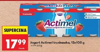 Jogurt Actimel truskawka