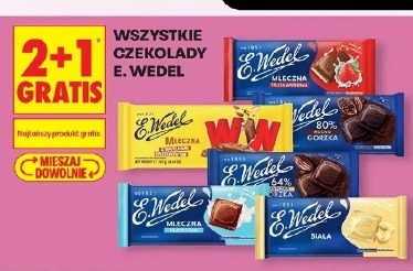 Wszystkie czekolady E. Wedel